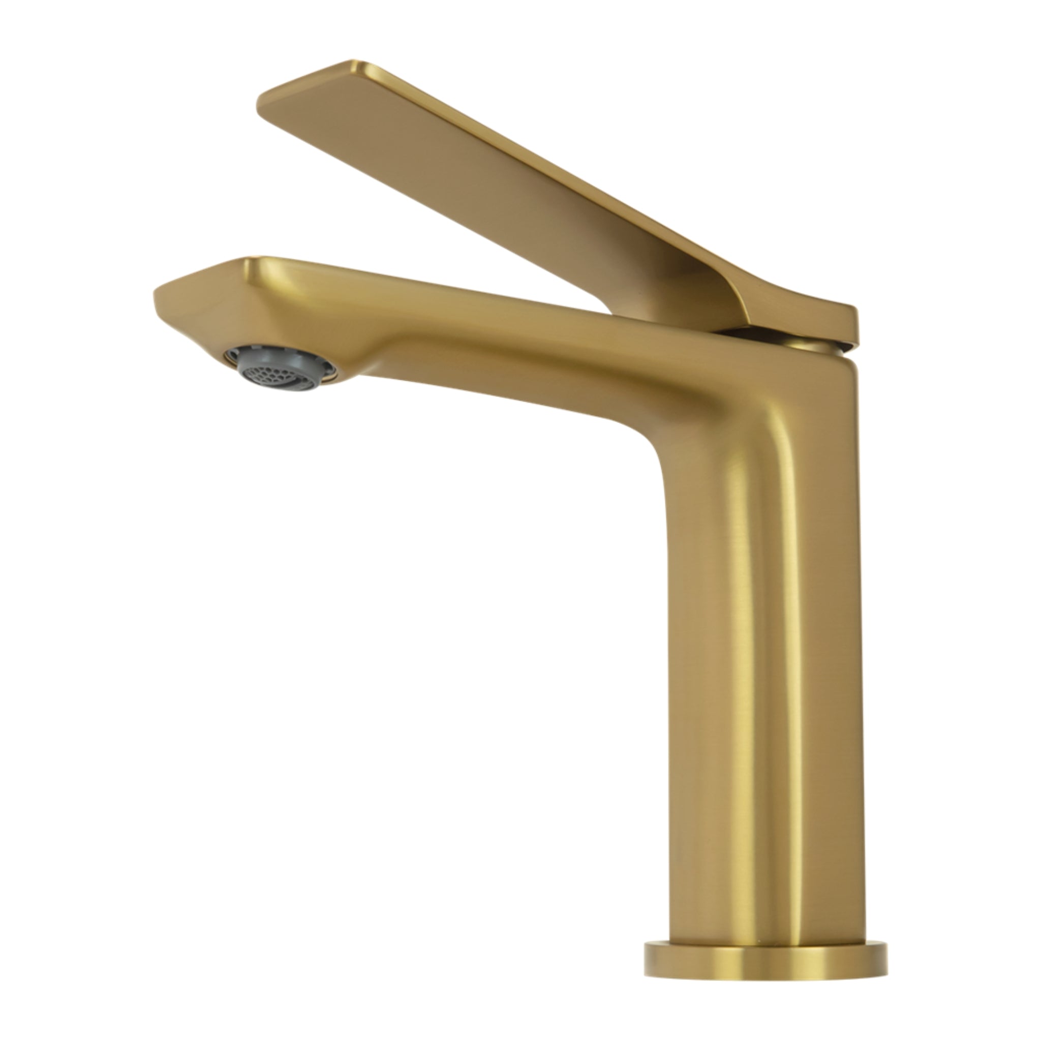 AQUAPERLA RUSHY BASIN MIXER 163MM BRUSHED BRASS