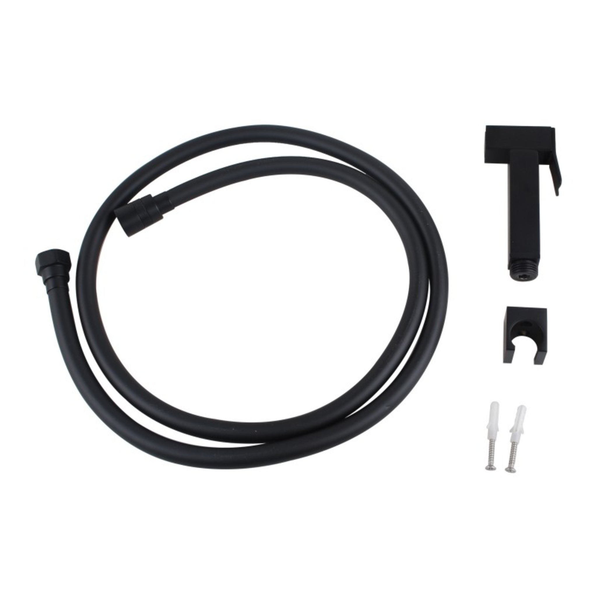 AQUAPERLA TOILET BIDET SPRAY KIT BLACK 111MM