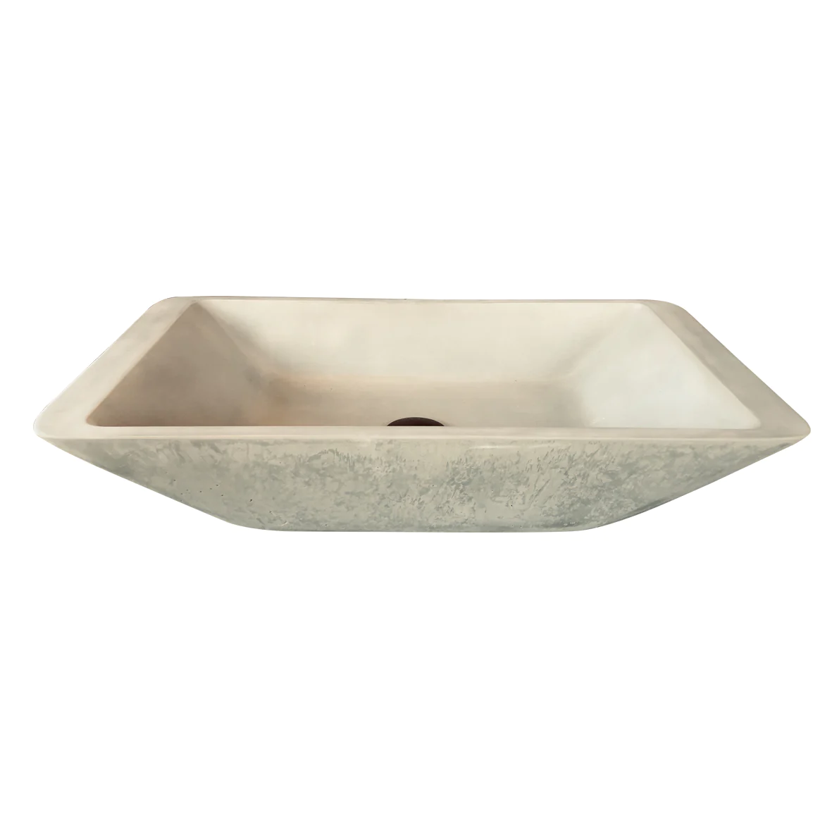 VEROTTI EMPIRE ABOVE COUNTER CONCRETE BASIN MATTE GREY 600MM