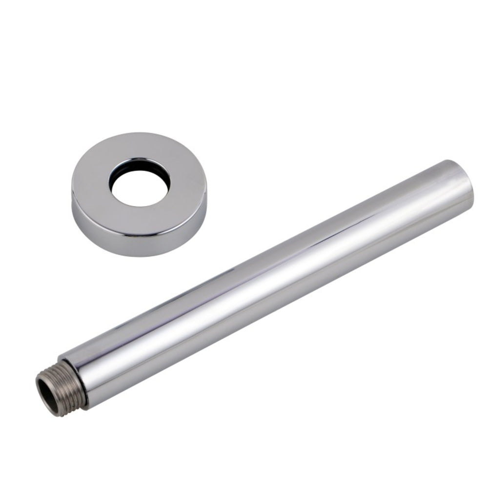 AQUAPERLA ROUND CEILING SHOWER ARM 300MM CHROME