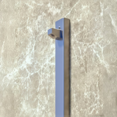 RAINWARE AUSSIE WALL MOUNTED OUTDOOR COLD SHOWER AND FOOTWASH SILVER