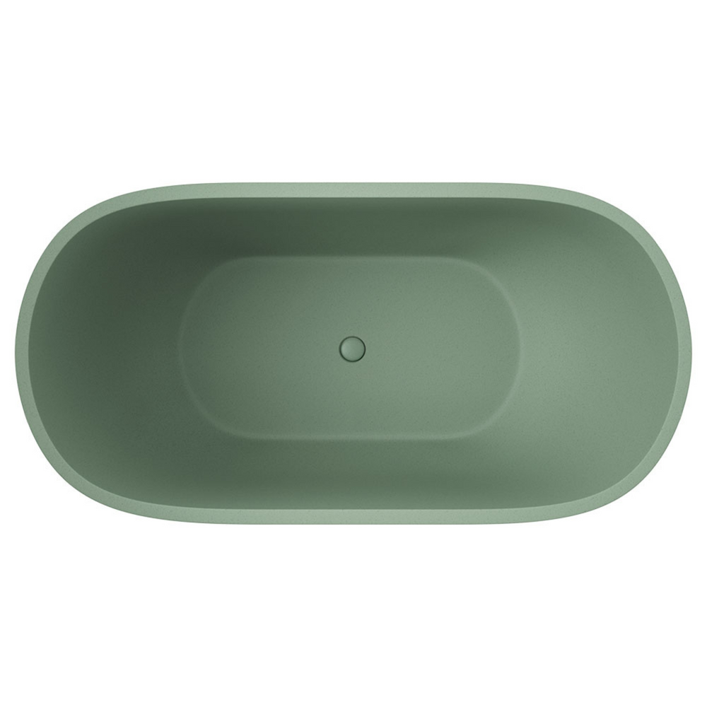 FIENZA JADA CONCRETE FREESTANDING BATHTUB SAGE 1500MM