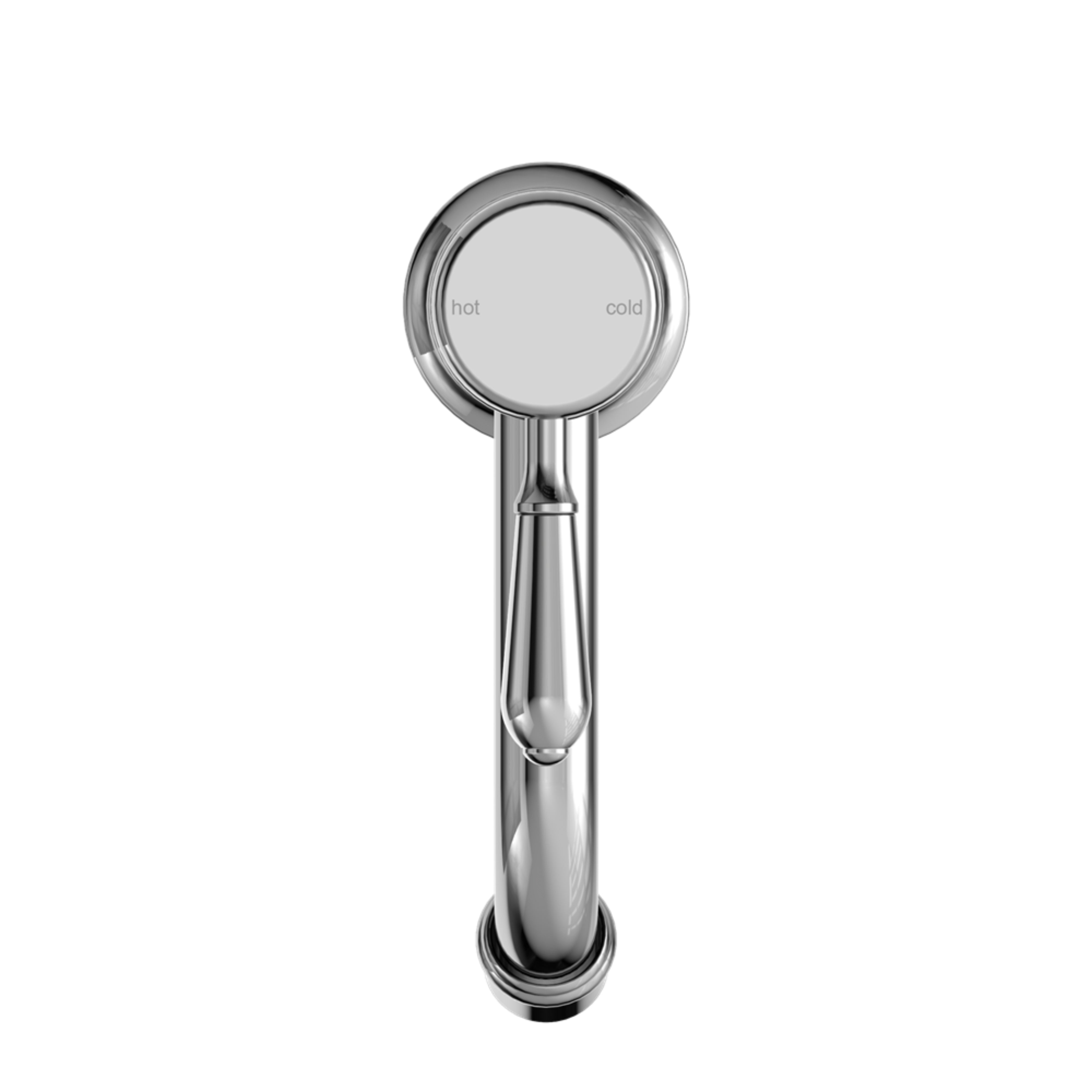 NERO YORK STRAIGHT BASIN MIXER WITH METAL LEVER 170MM CHROME