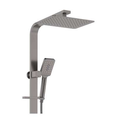 FIENZA TONO DELUXE TWIN SHOWER GUN METAL