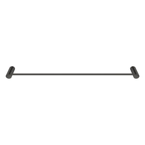 AQUAPERLA SINGLE TOWEL RAIL GUNMETAL 600MM