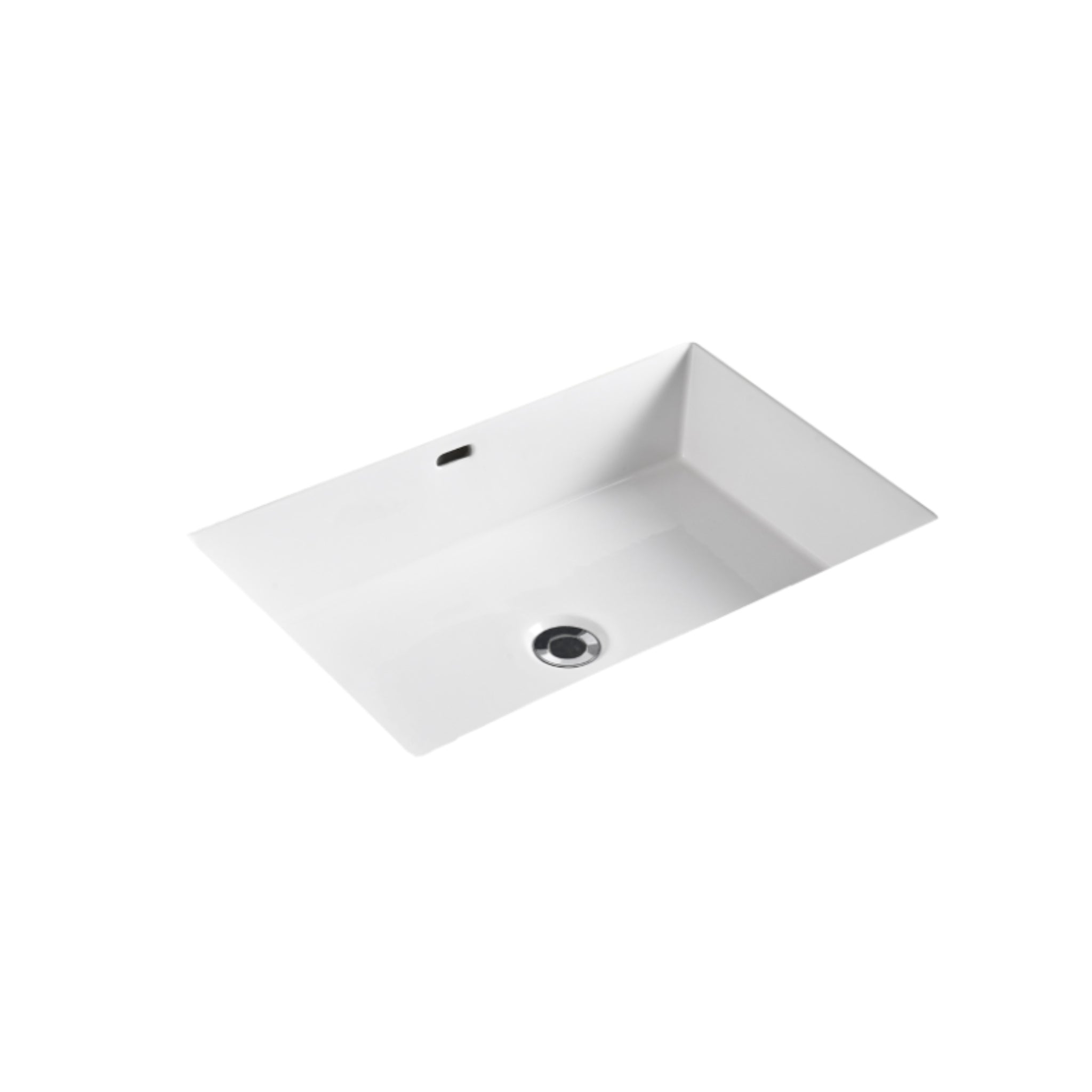 OLIVERI OSLO RECTANGULAR UNDERMOUNT BASIN WHITE 600MM