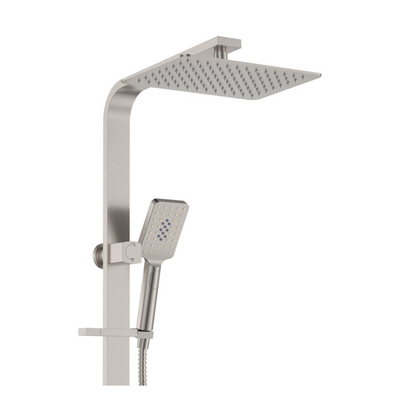 FIENZA TONO DELUXE TWIN SHOWER BRUSHED NICKEL