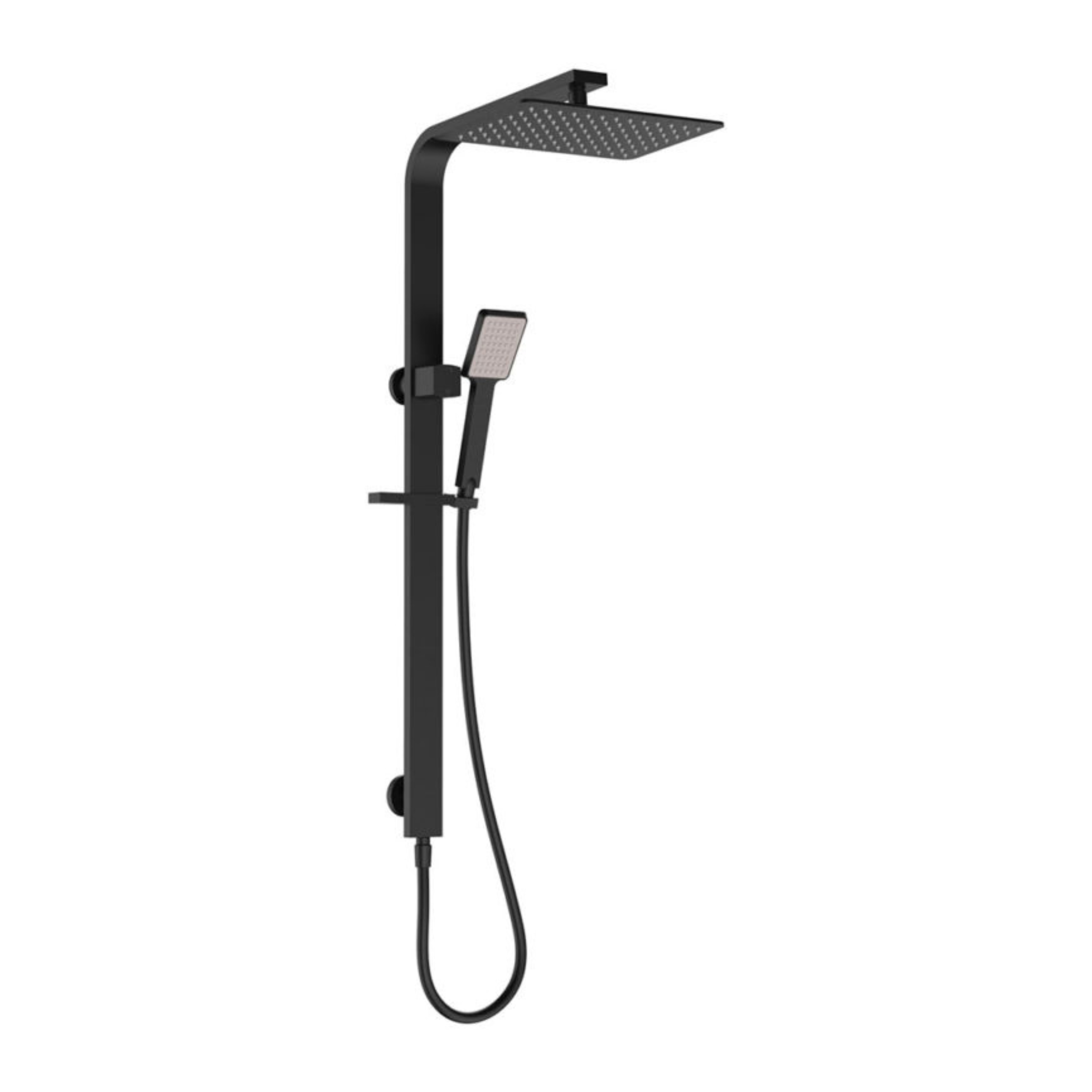 FIENZA KOKO DELUXE TWIN SHOWER MATTE BLACK
