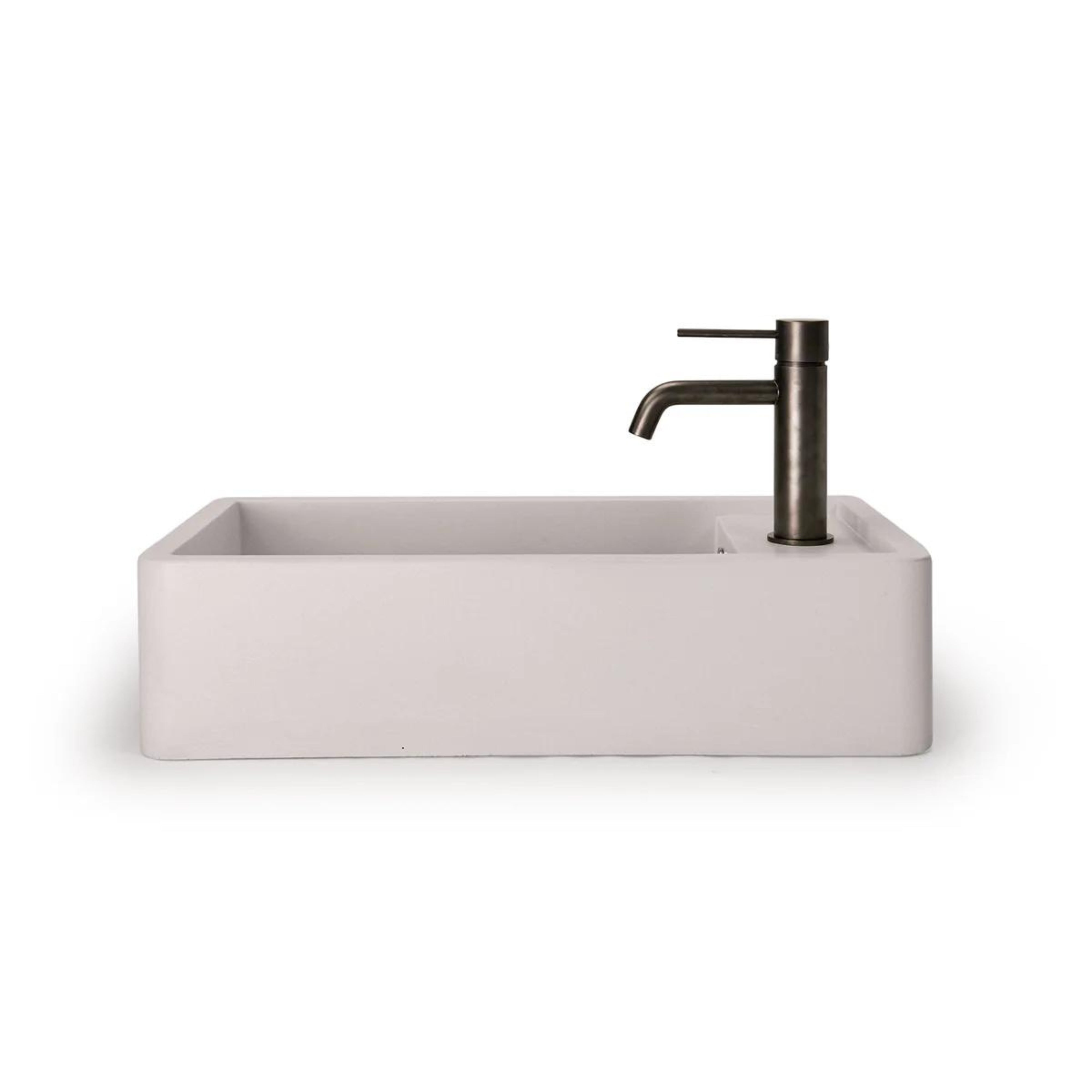 NOOD CO SHELF 01 ABOVE COUNTER / WALL HUNG BASIN MORNING MIST 440MM