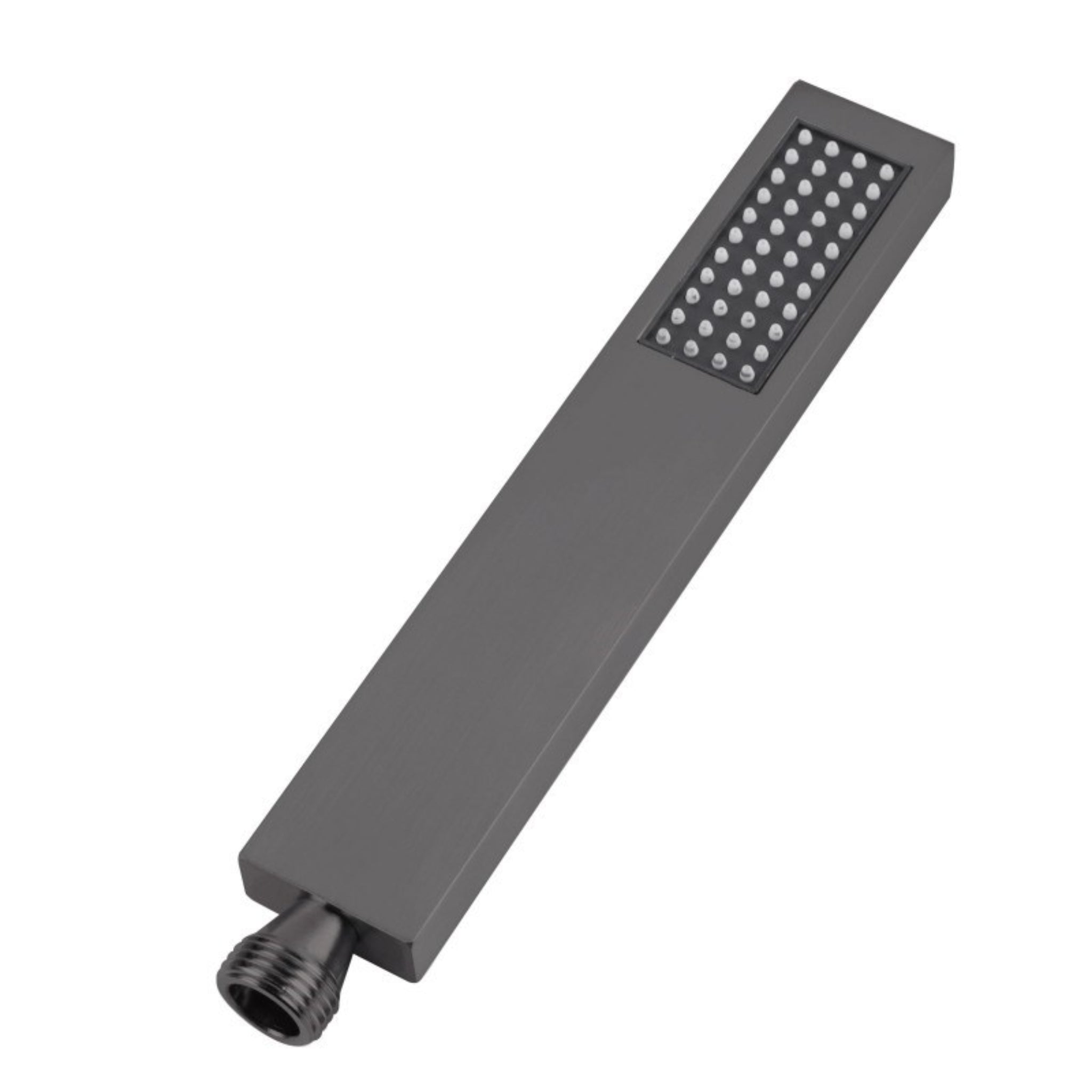 AQUAPERLA SQUARE TWIN SHOWER GUN METAL
