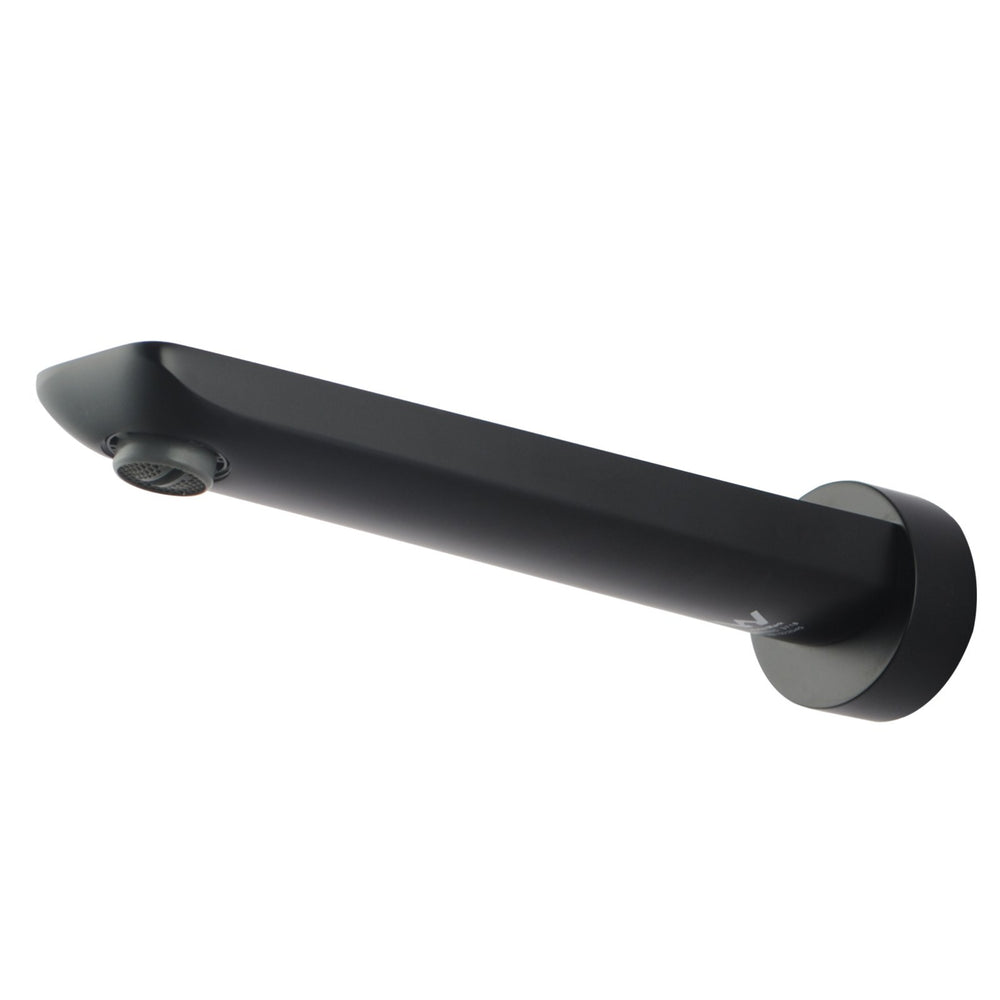 NORICO RUSHY WALL BATH SPOUT 219MM MATTE BLACK