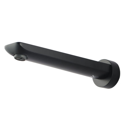 NORICO RUSHY WALL BATH SPOUT 219MM MATTE BLACK