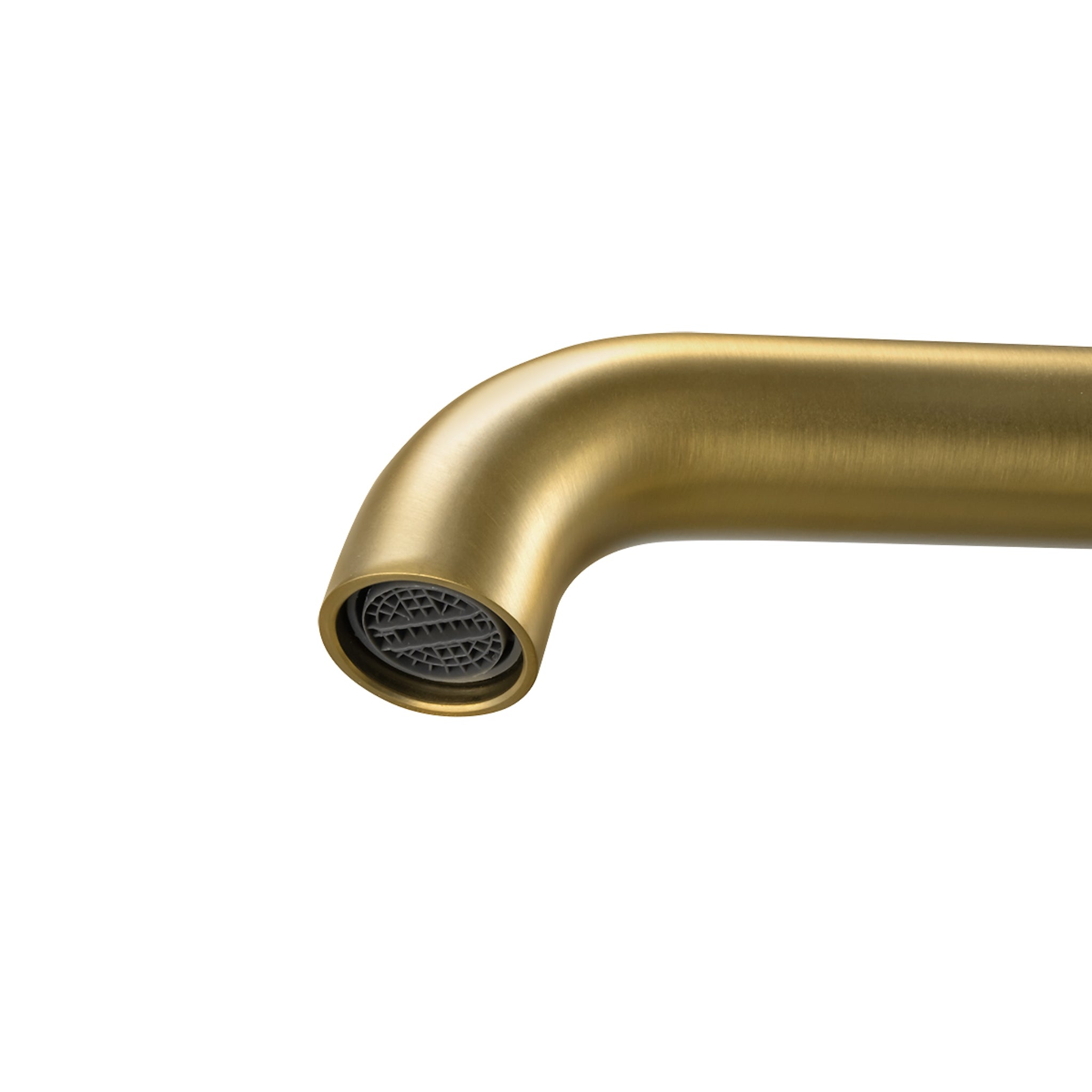AQUAPERLA LUCID PIN BASIN MIXER 177MM BRUSHED BRASS