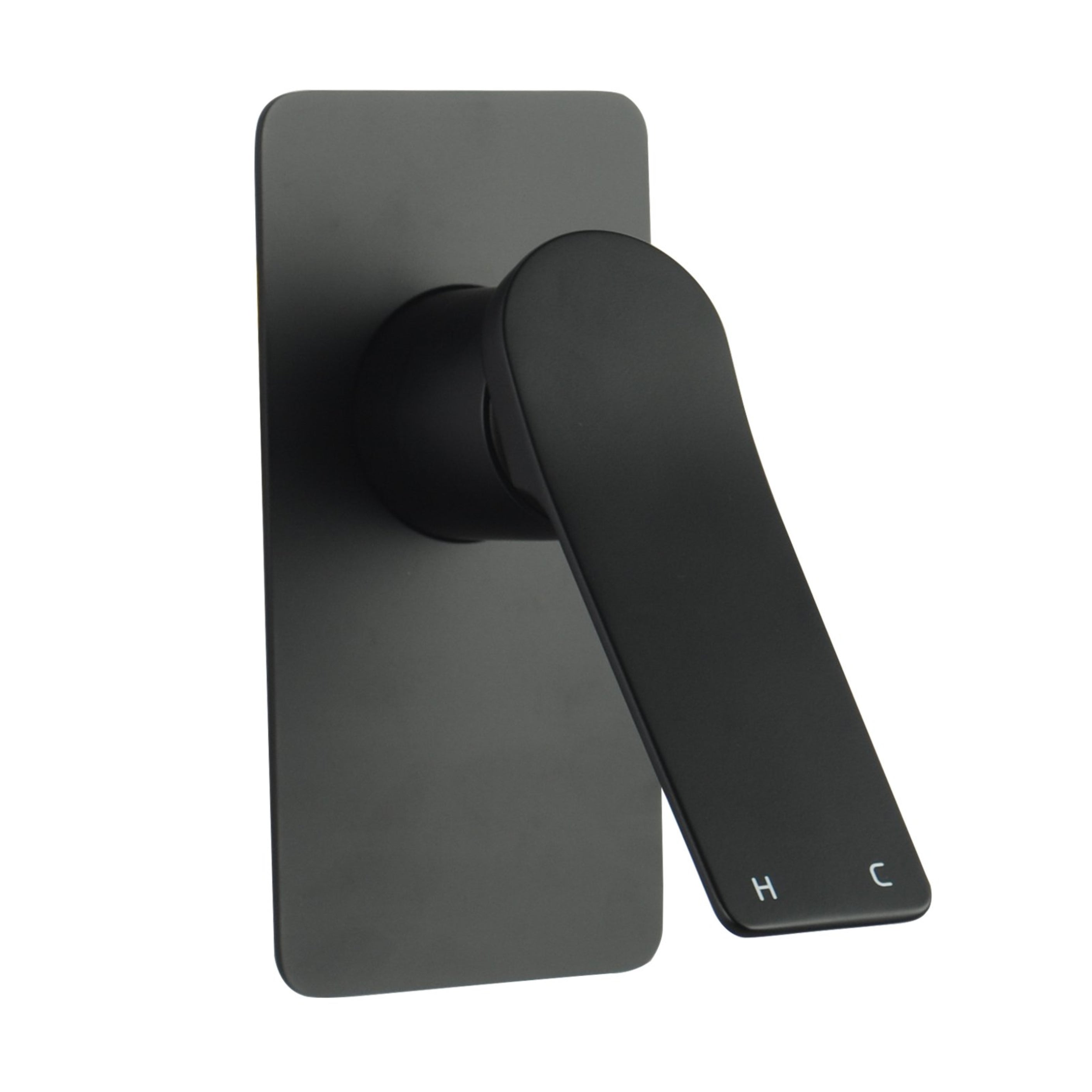 AQUAPERLA RUSHY WALL MIXER 150MM MATTE BLACK