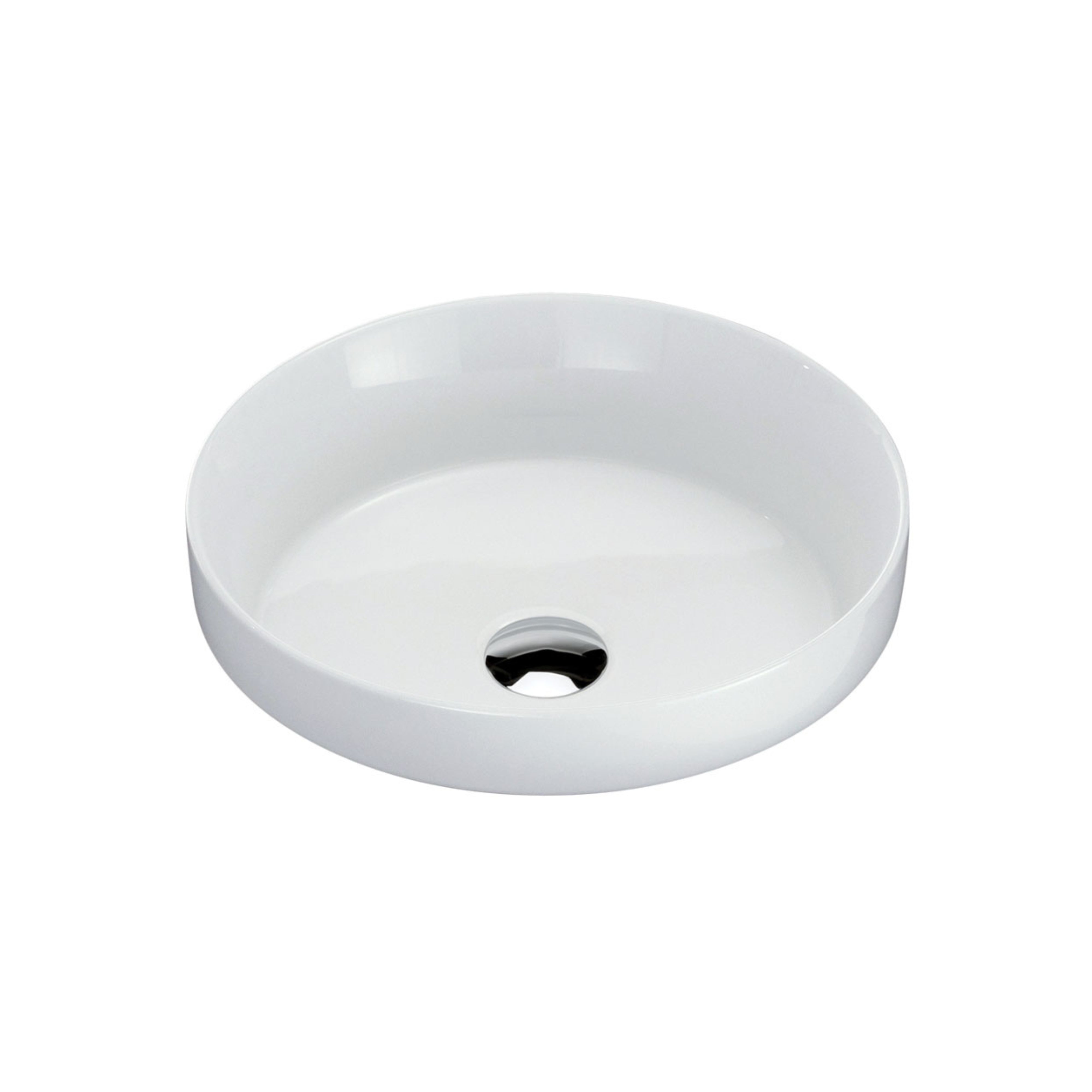 FIENZA REBA SEMI-INSET BASIN GLOSS WHITE 355MM