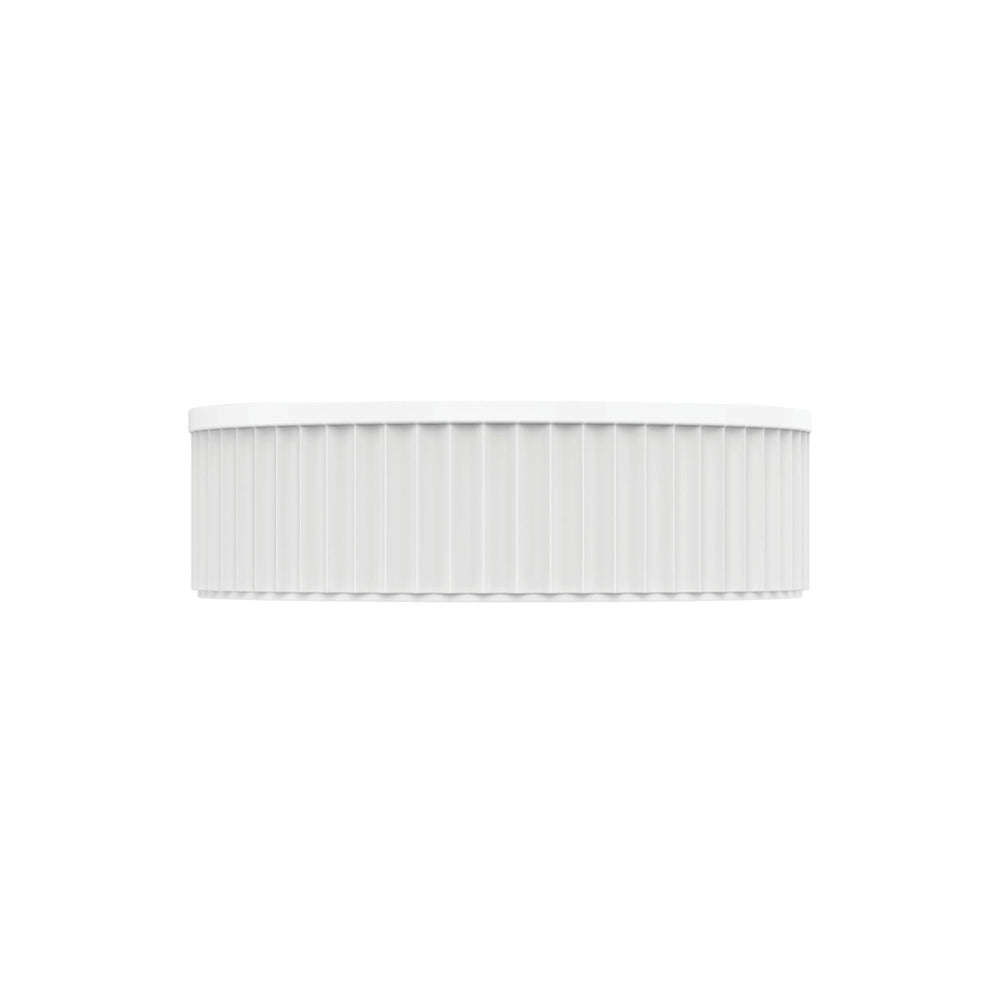 FIENZA MINKA SOLID SURFACE ABOVE COUNTER BASIN MATTE WHITE 400MM