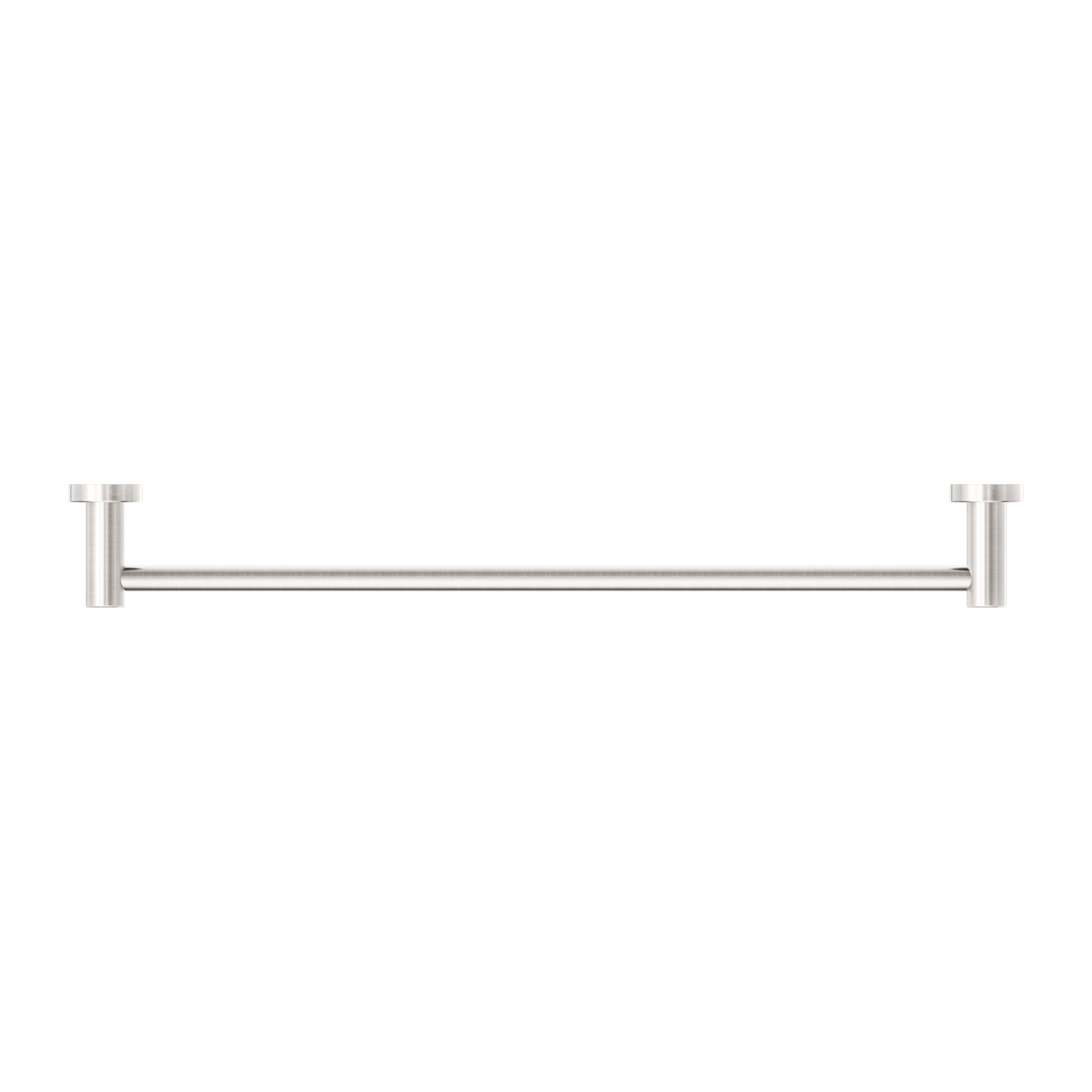 NERO CLASSIC NON-HEATED SINGLE TOWEL RAIL BRUSHED NICKEL (AVAILABLE IN 600MM AND 800MM)