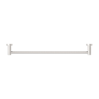 NERO CLASSIC NON-HEATED SINGLE TOWEL RAIL BRUSHED NICKEL (AVAILABLE IN 600MM AND 800MM)