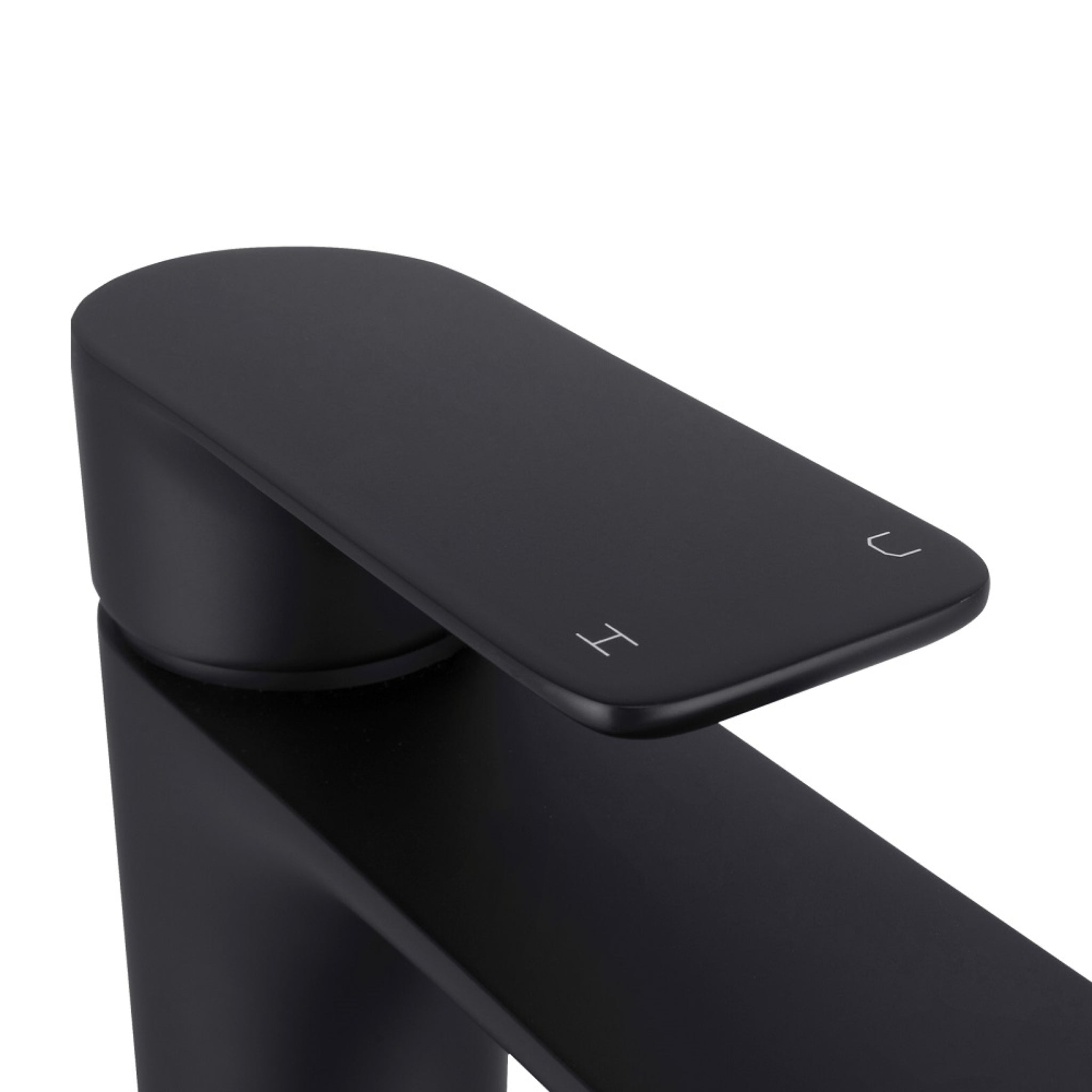 AQUAPERLA VOG BASIN MIXER 157MM MATTE BLACK