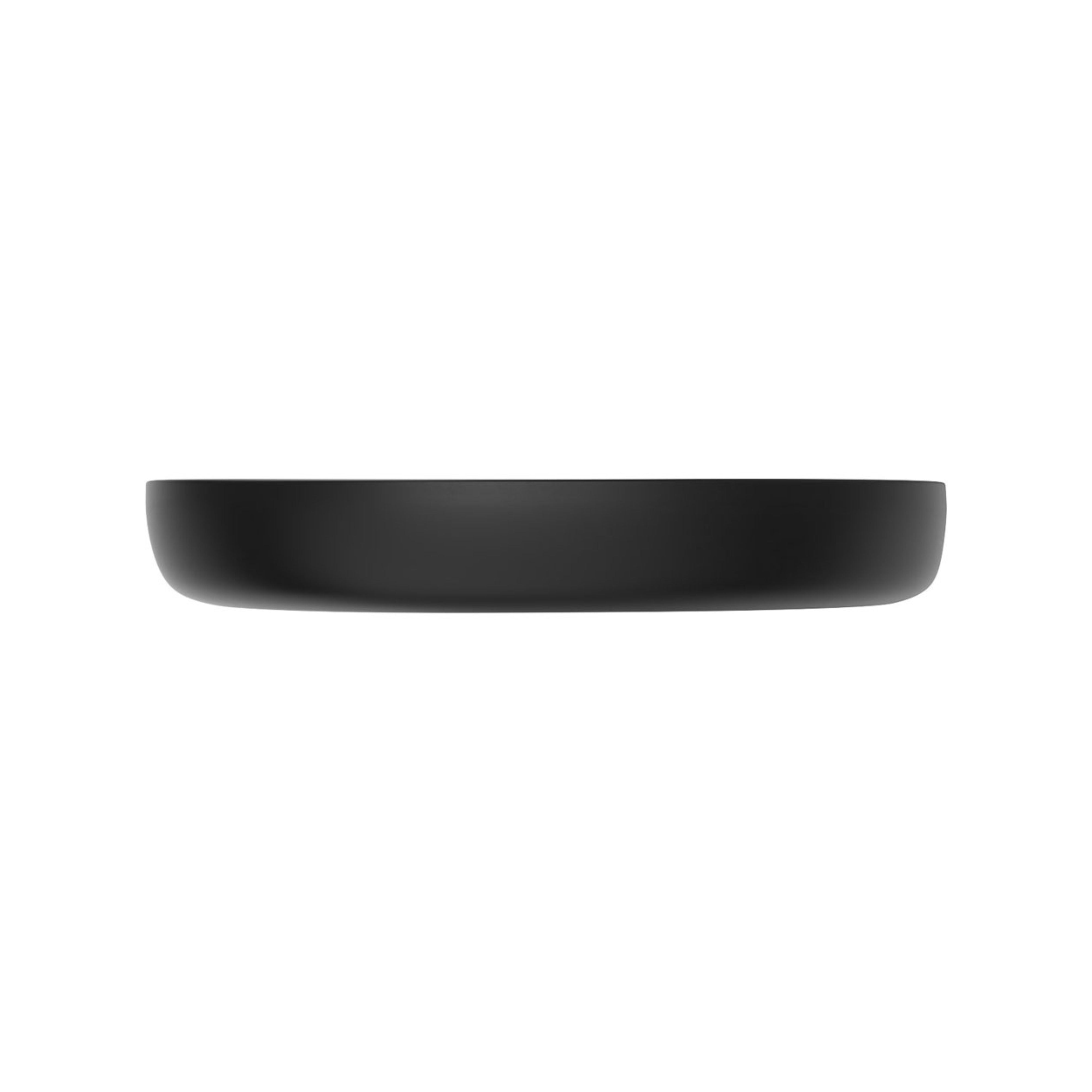 FIENZA PEBBLE ABOVE COUNTER BASIN MATTE BLACK 650MM