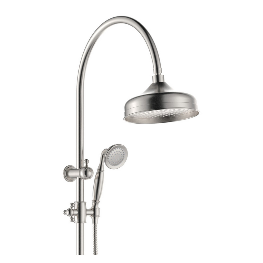 FIENZA LILLIAN TWIN SHOWER BRUSHED NICKEL