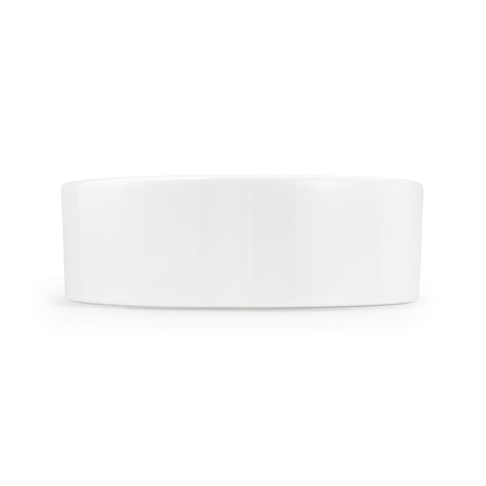 SEIMA SYROS 012 ABOVE COUNTER BASIN WITH OVERFLOW GLOSS WHITE 405MM