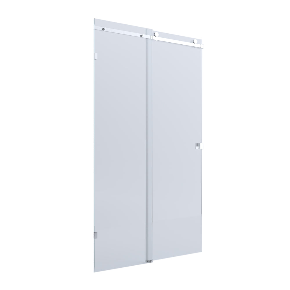 BELLA VISTA VICTORIA FRAMELESS SLIDING FRONT ONLY SHOWER SCREEN CHROME