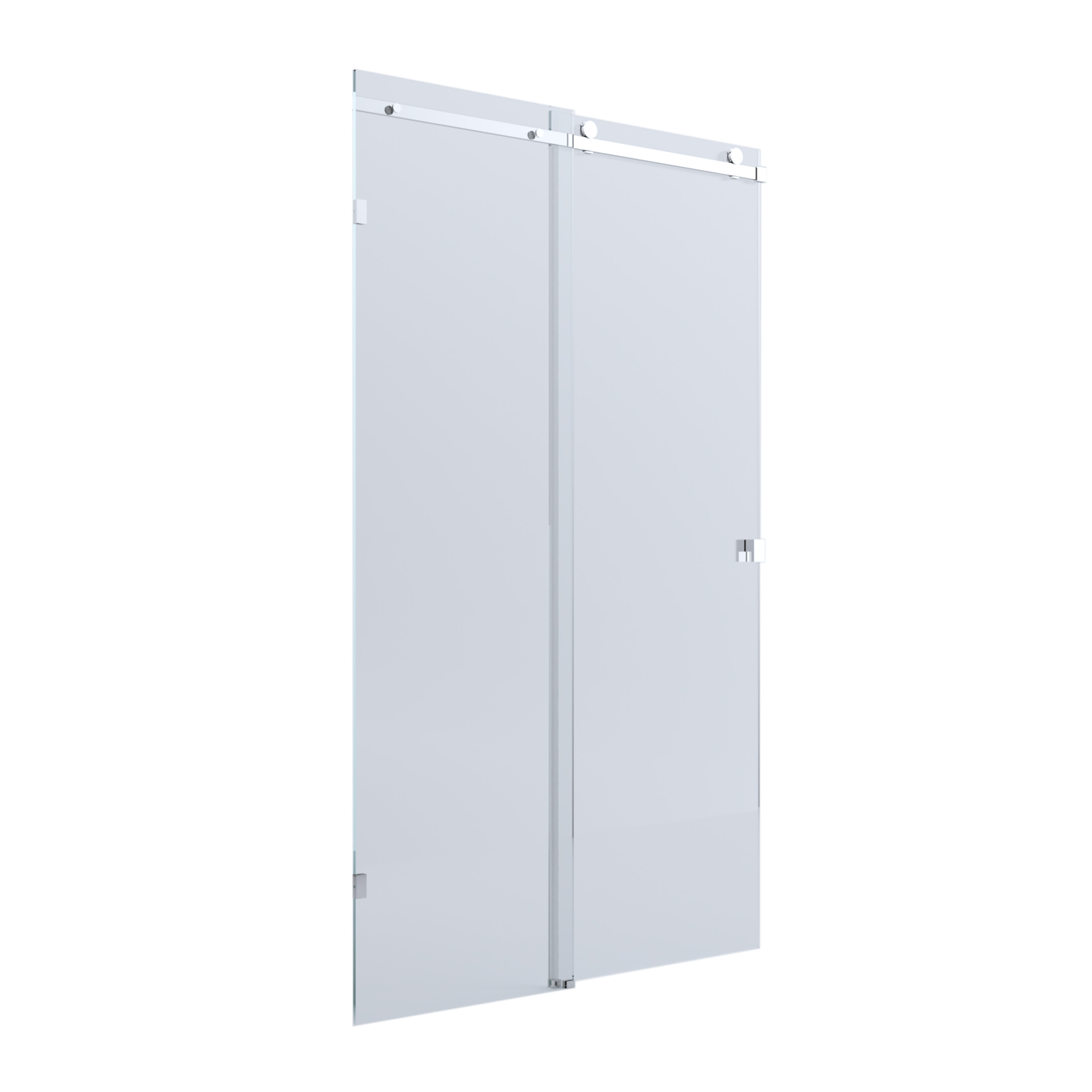 BELLA VISTA VICTORIA FRAMELESS SLIDING FRONT ONLY SHOWER SCREEN CHROME