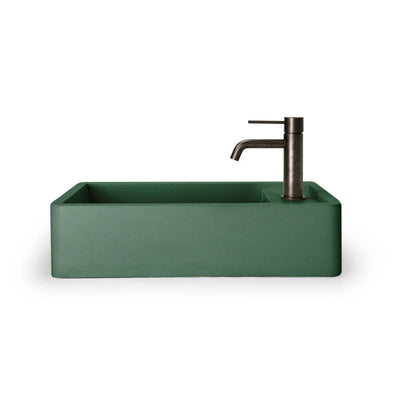 NOOD CO SHELF 01 ABOVE COUNTER / WALL HUNG BASIN TEAL 440MM