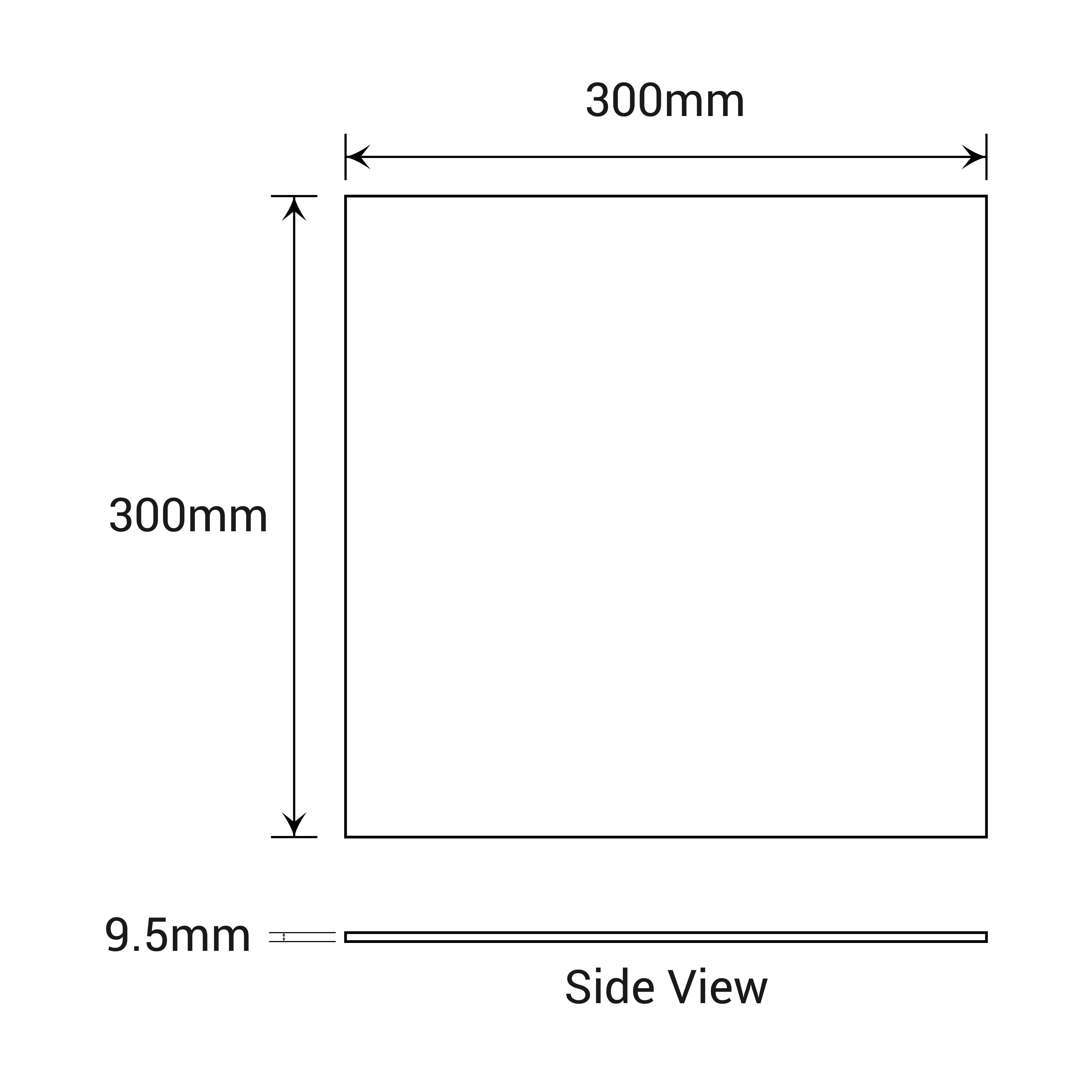 EVERSTONE DOCKLAND NIGHTBAR MATTE 300X300MM SQUARE TILE (PER BOX)