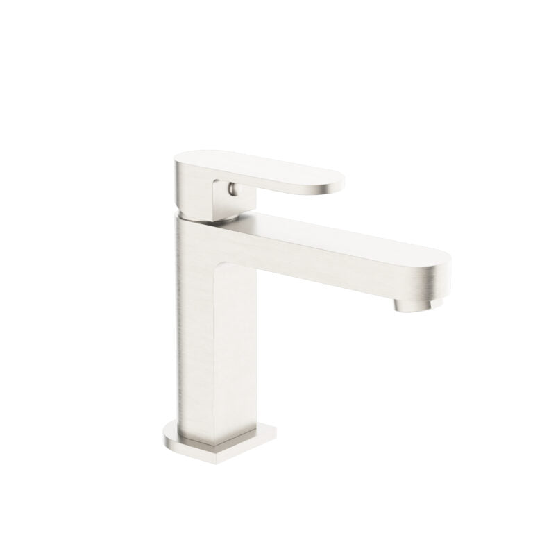 NERO ECCO BASIN MIXER 154MM BRUSHED NICKEL