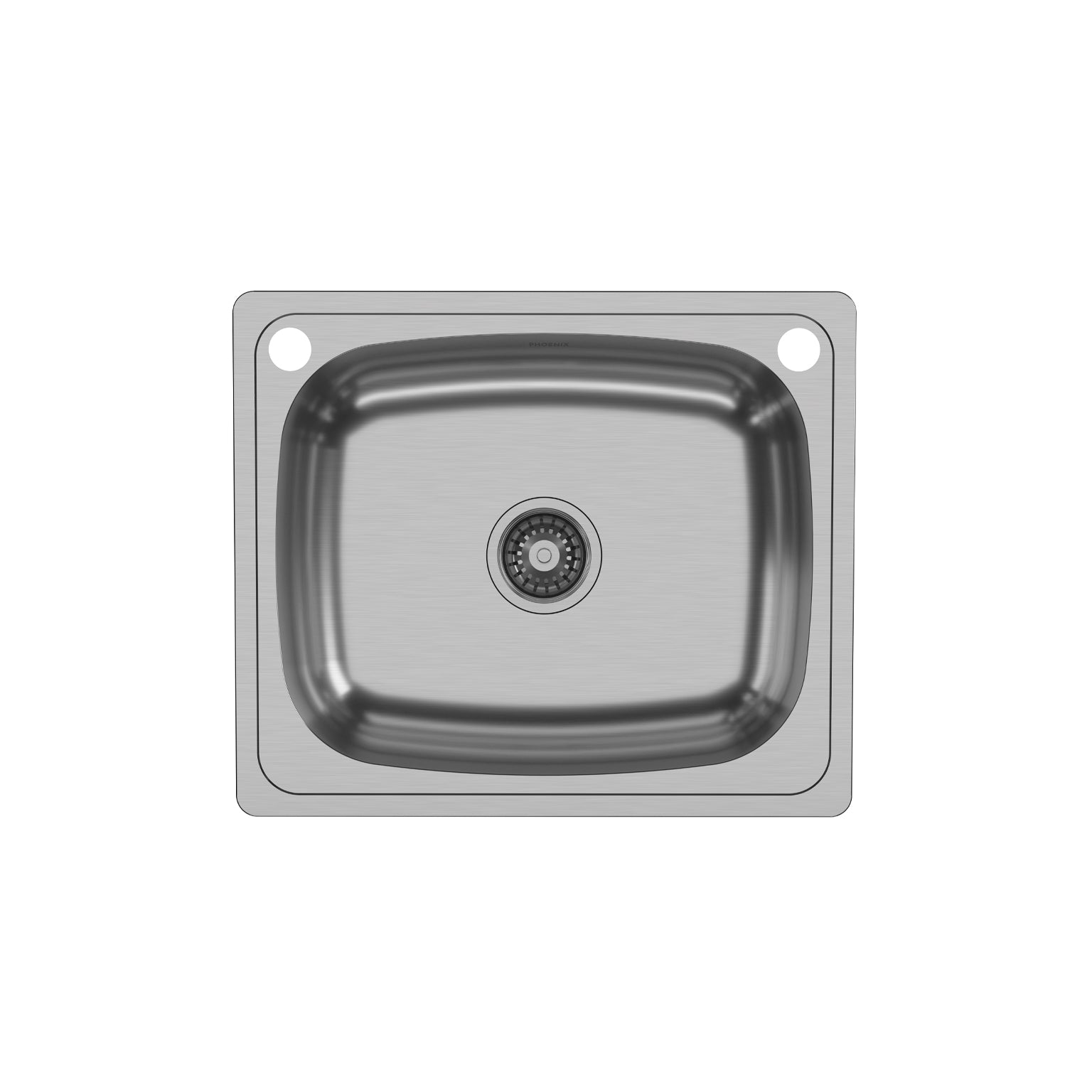 PHOENIX 49L STAINLESS STEEL LAUNDRY TROUGH 610MM