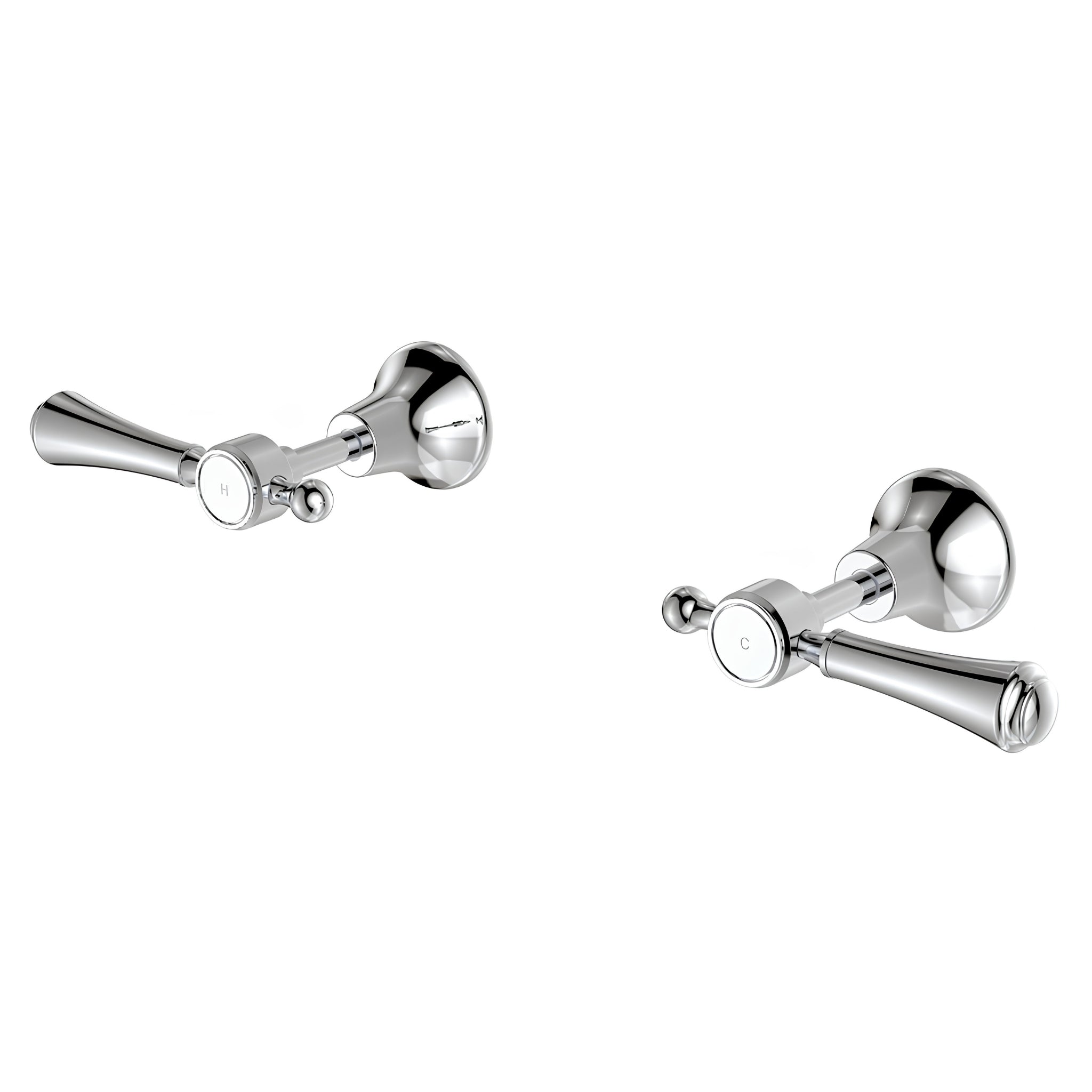 FIENZA LILLIAN LEAD FREE WALL TOP ASSEMBLIES CHROME