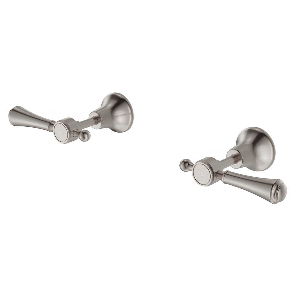 FIENZA LILLIAN LEAD FREE WALL TOP ASSEMBLIES BRUSHED NICKEL