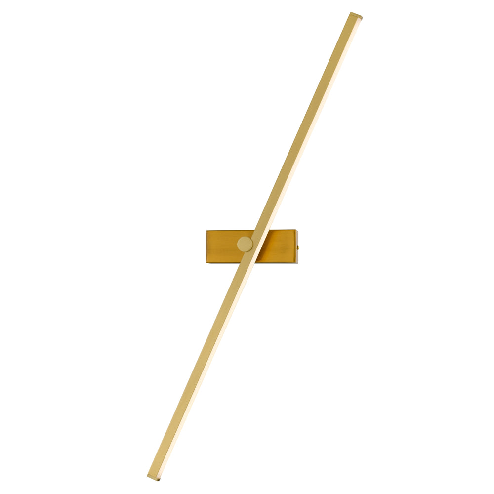 TELBIX FOLEY VANITY LED WALL LIGHT ANTIQUE GOLD 800MM