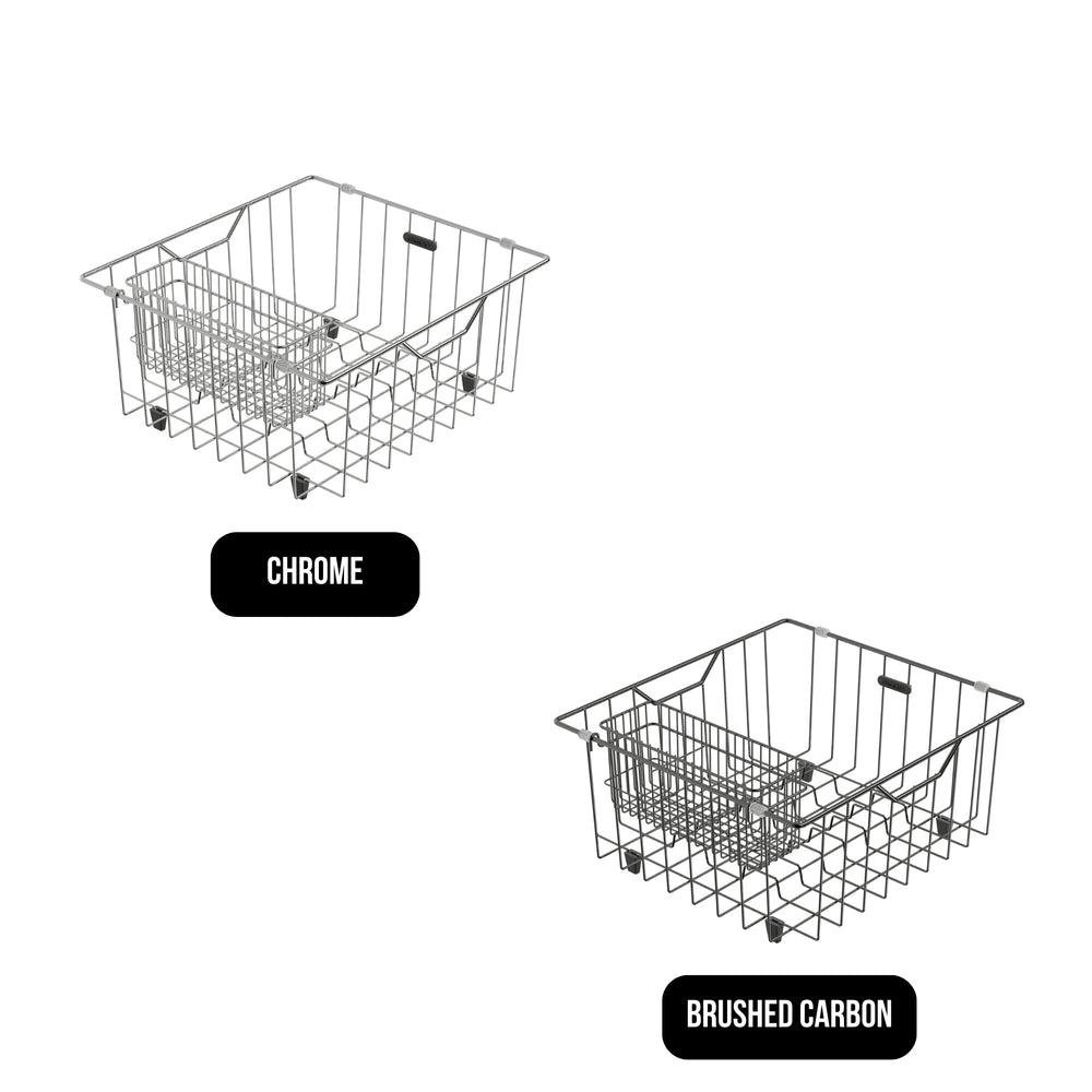 PHOENIX WIRE BASKET 338MM BRUSHED CARBON
