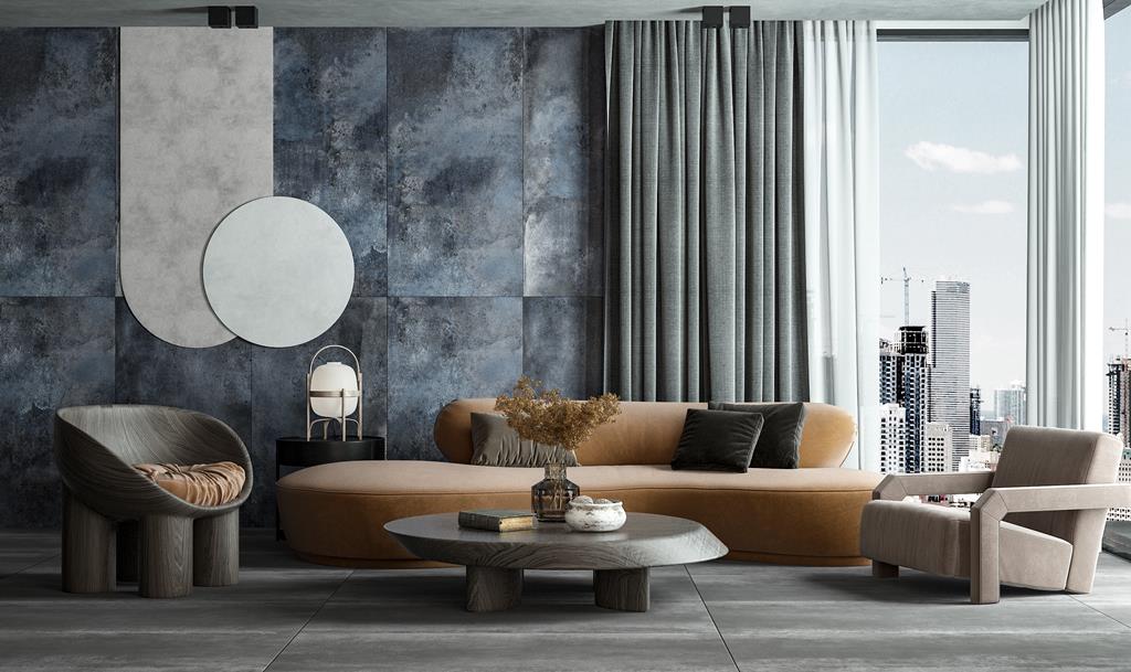 MUSES BLAZE DARK GREY MATTE 750X1500MM RECTANGULAR TILE (PER BOX)