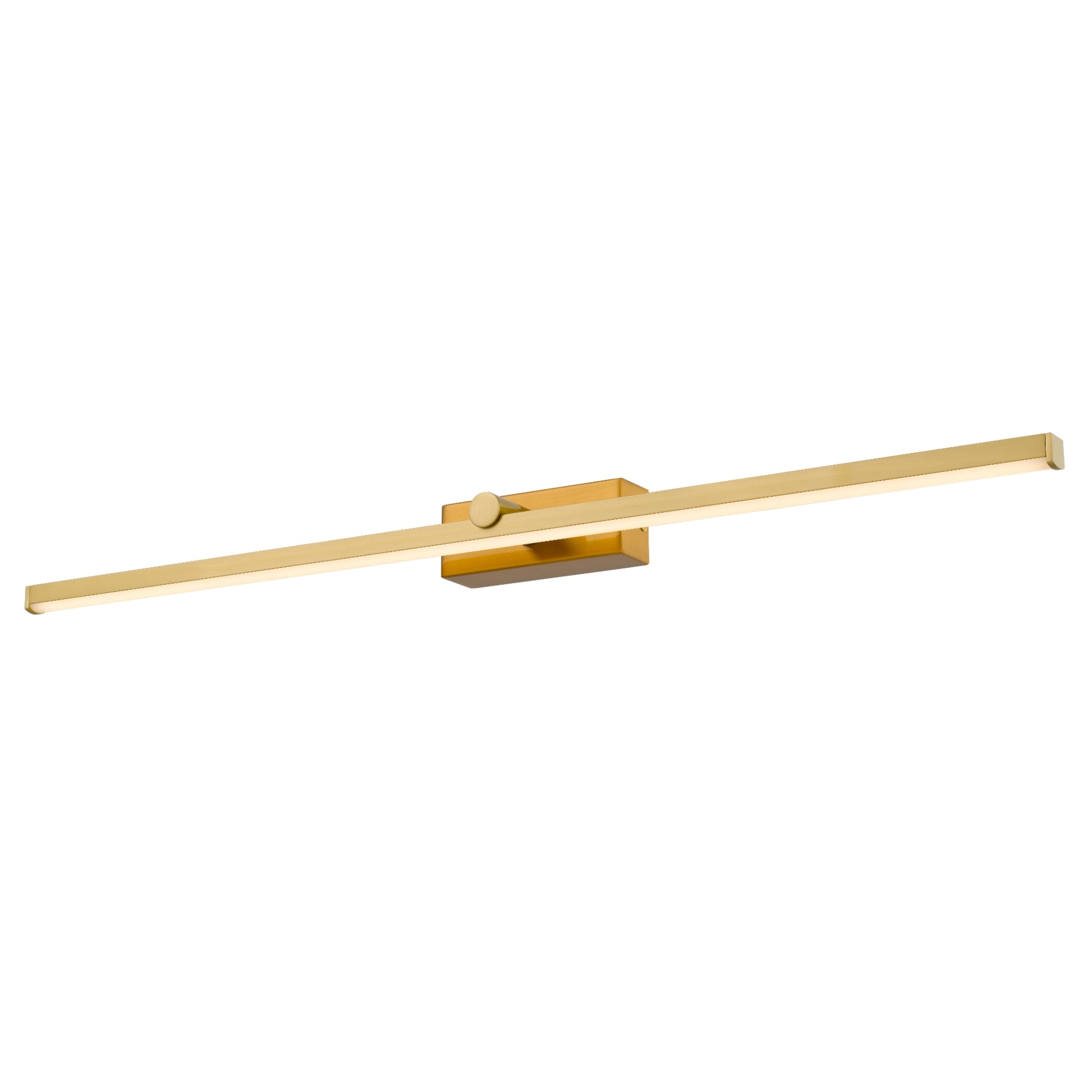 TELBIX FOLEY VANITY LED WALL LIGHT ANTIQUE GOLD 800MM