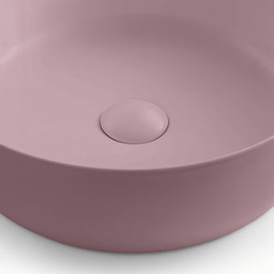 SEIMA SMART POP-OUT BASIN WASTE WITH CERAMIC CAP 32/40MM ROSE QUARTZ