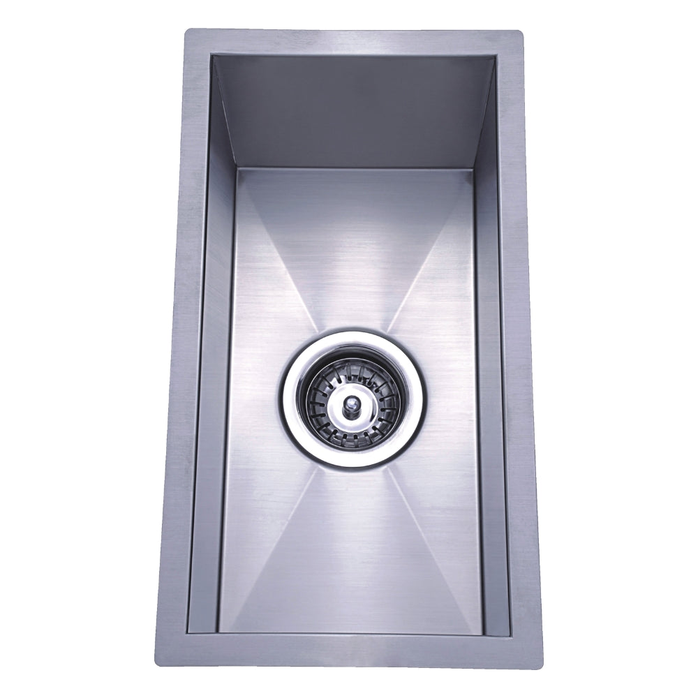 IKON ROSA SINGLE BOWL ABOVE / UNDERMOUNT SINK STAINLESS STEEL 200MM