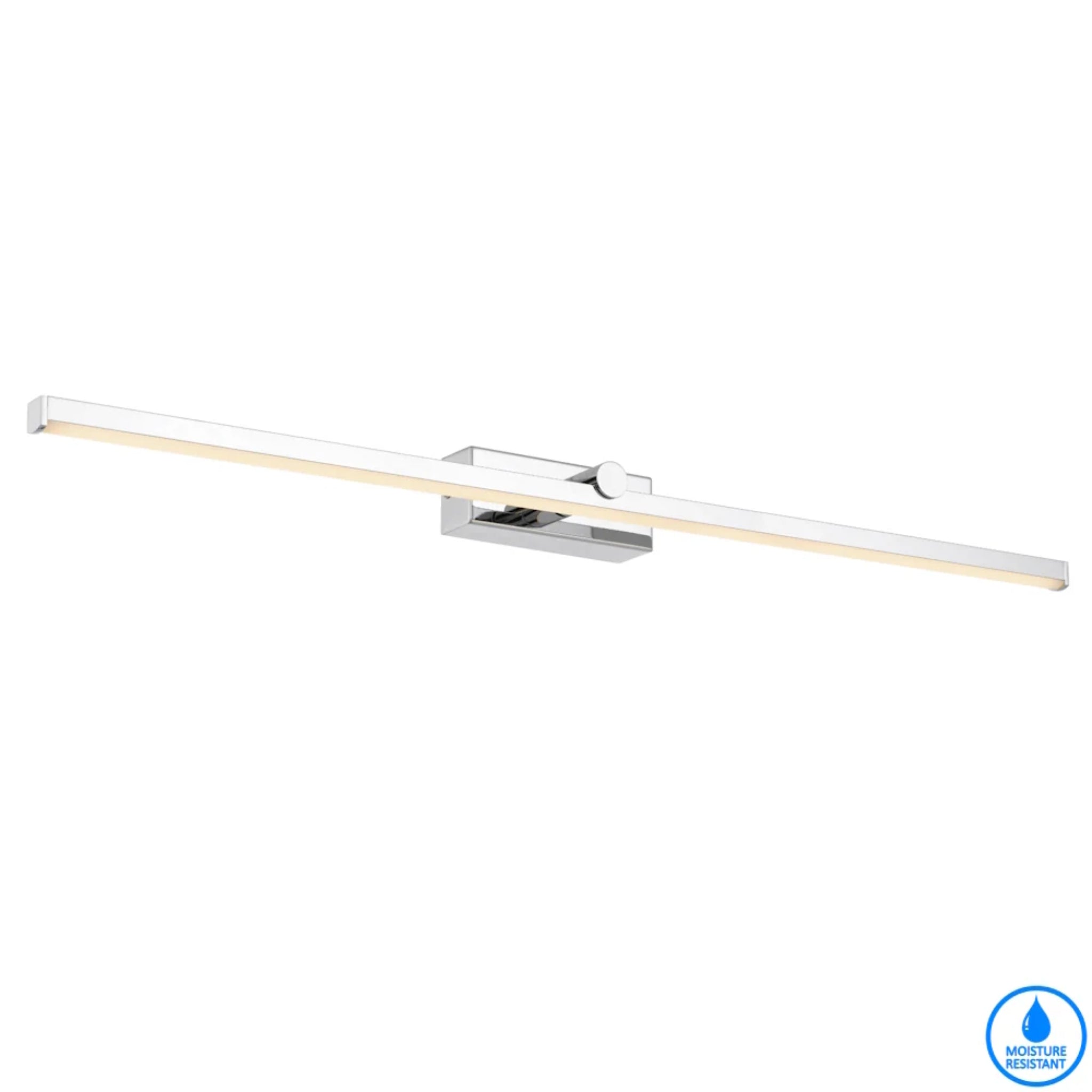 TELBIX FOLEY VANITY LED WALL LIGHT CHROME 800MM