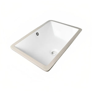 INSPIRE SQUARE UNDER MOUNT BASIN GLOSS WHITE 530MM