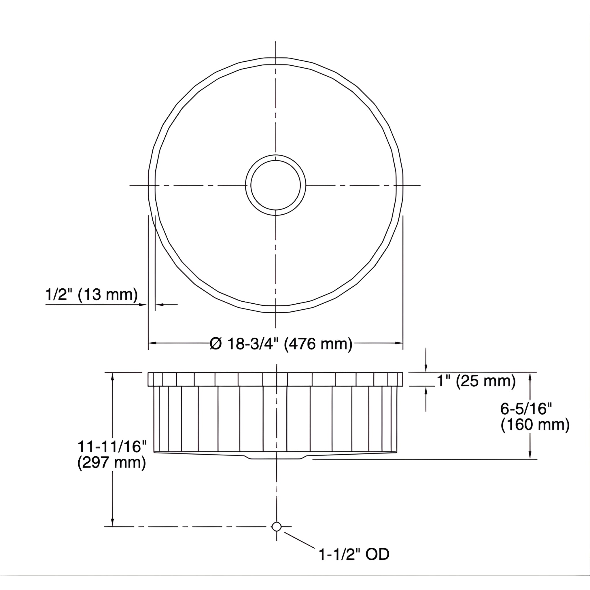 KOHLER BRINX SINGLE BOWL KITCHEN SINK STAINLESS STEEL 476MM