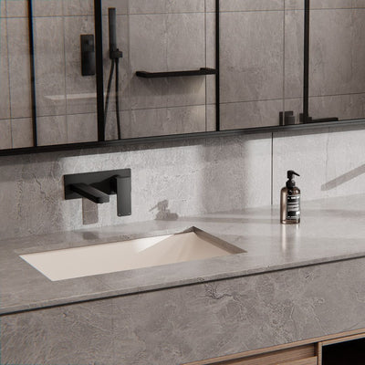 NERO BIANCA WALL BASIN / BATH MIXER MATTE BLACK (AVAILABLE IN 187MM AND 230MM)