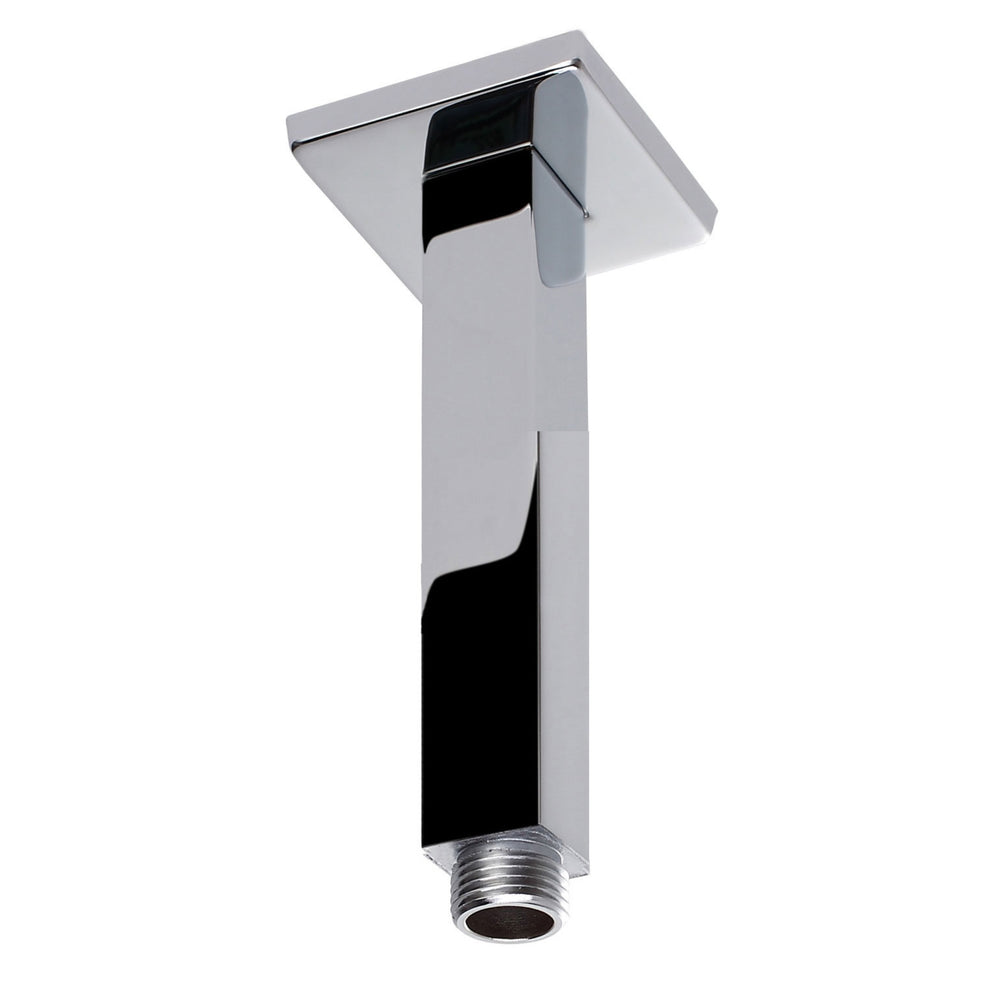 IKON SQUARE VERTICAL SHOWER ARM 100MM CHROME