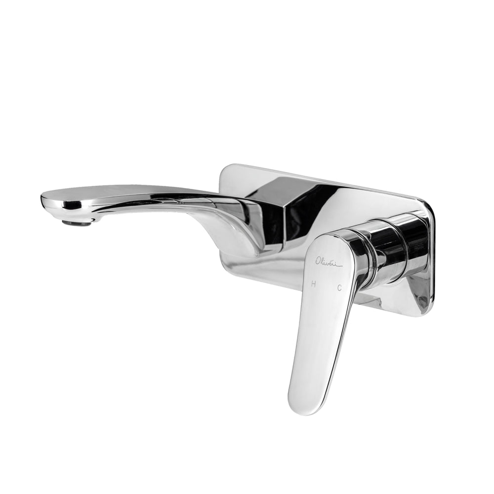OLIVERI VERONA WALL MIXER SET 180MM CHROME