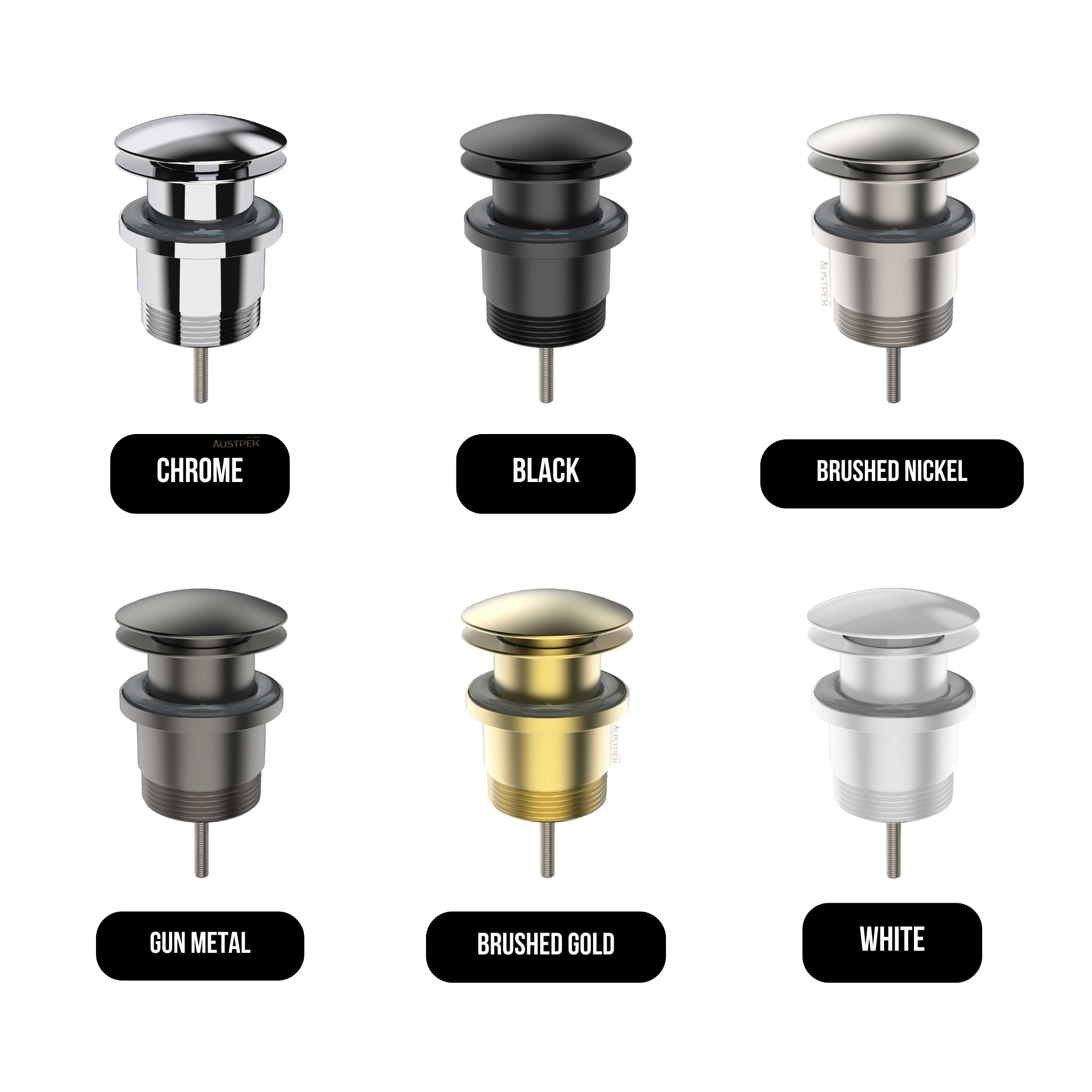 SEIMA SMART POP-OUT BASIN WASTE 32/40MM MATTE BLACK