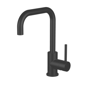 GARETH ASHTON LUCIA SQUARE SINK MIXER 306MM BLACK