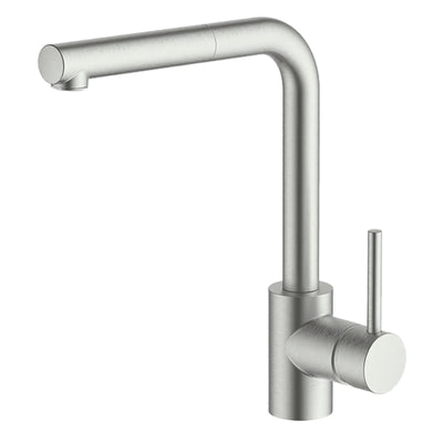 GARETH ASHTON LUCIA LEAD FREE PULL-OUT SINK MIXER 302MM BRUSHED NICKEL