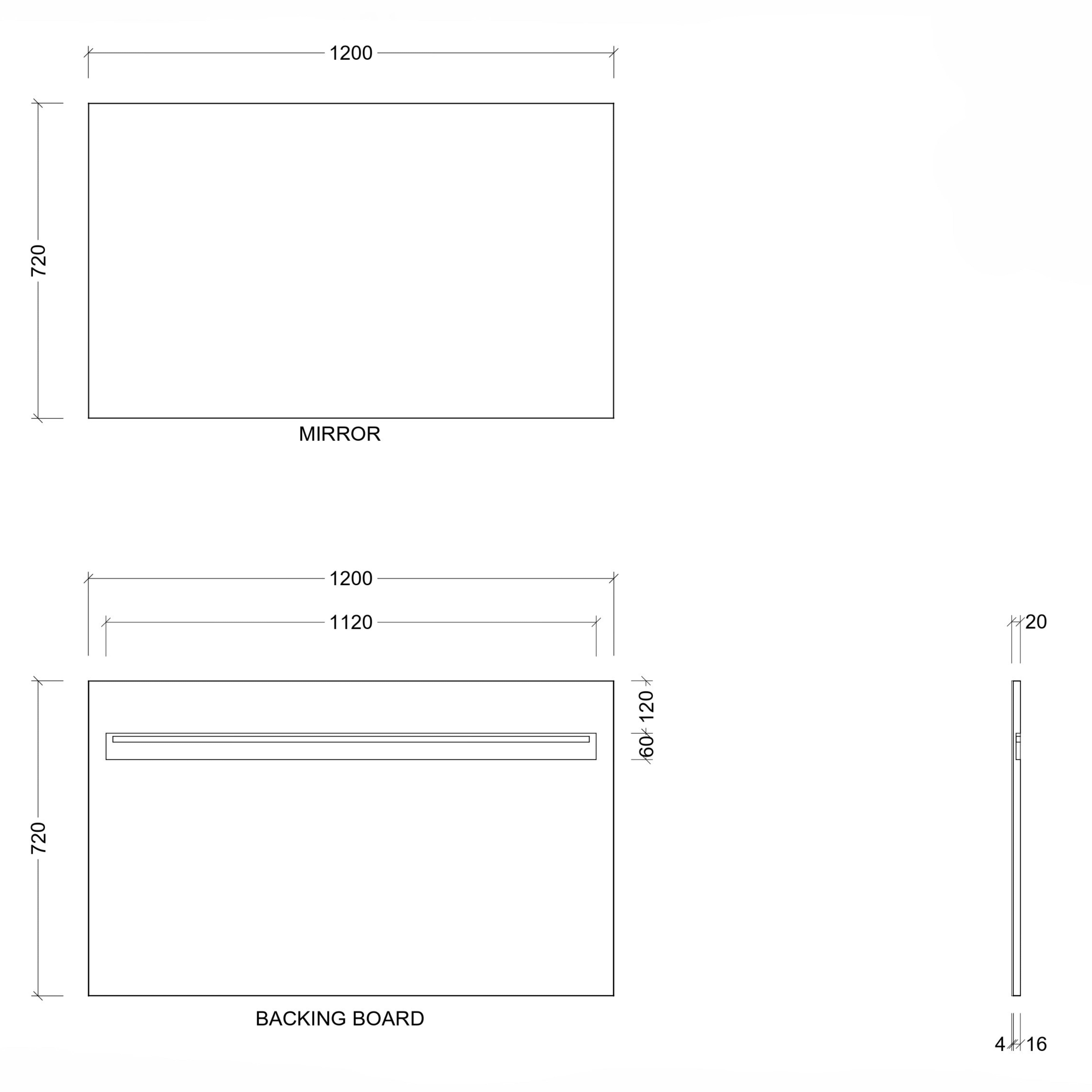 TIMBERLINE GEORGIA CUSTOM MIRROR (ALL SIZING)
